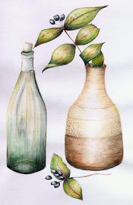 Bottle & Vase